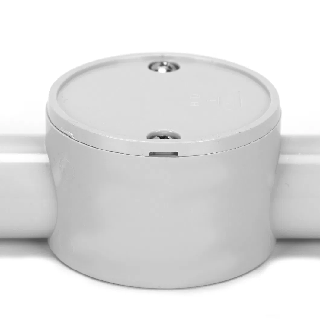 20mm PVC Small Shallow Electrical Waterproof Wall Round Junction Box