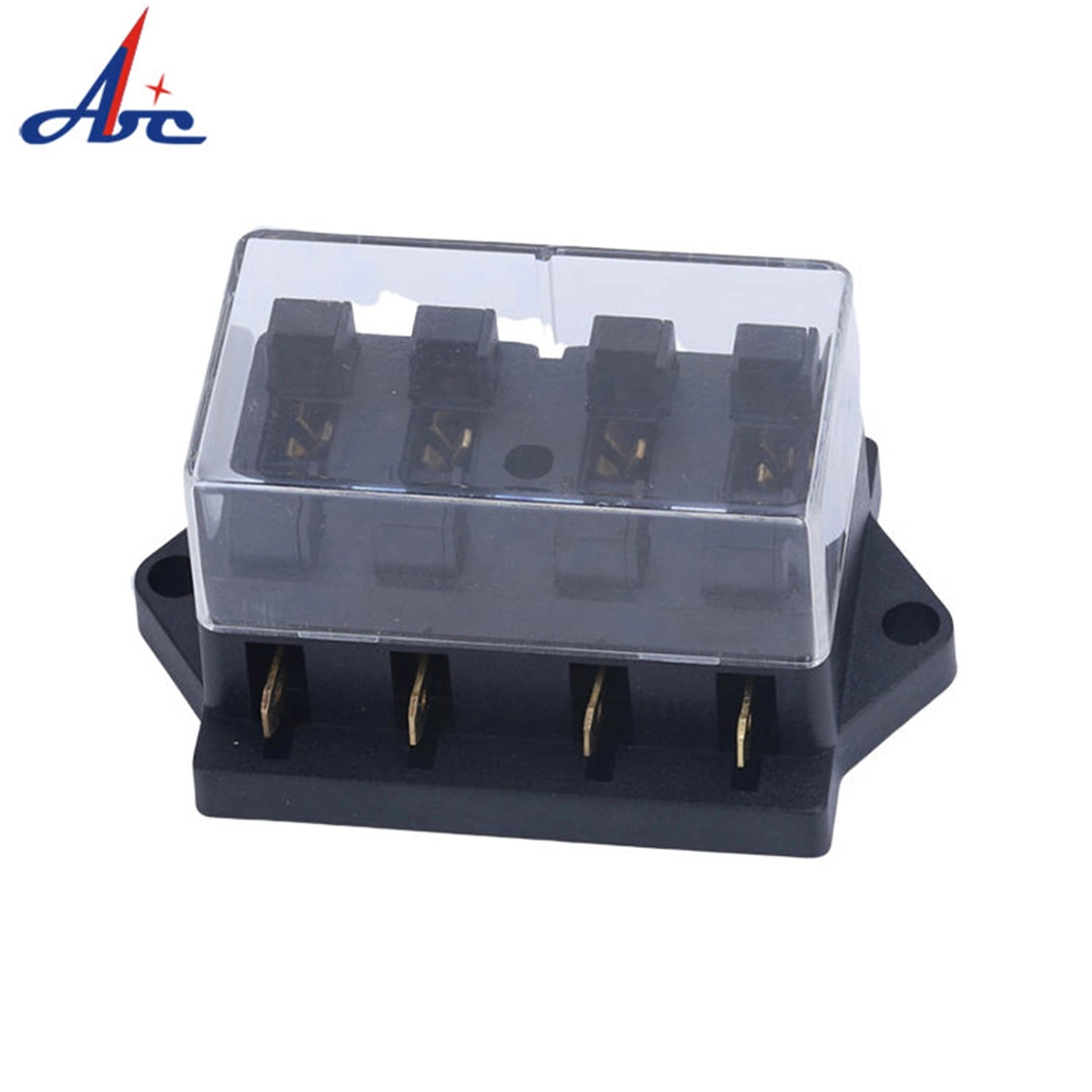 Waterproof Vehicle 4 Way Cars Truck ATO Blade Fuse Box