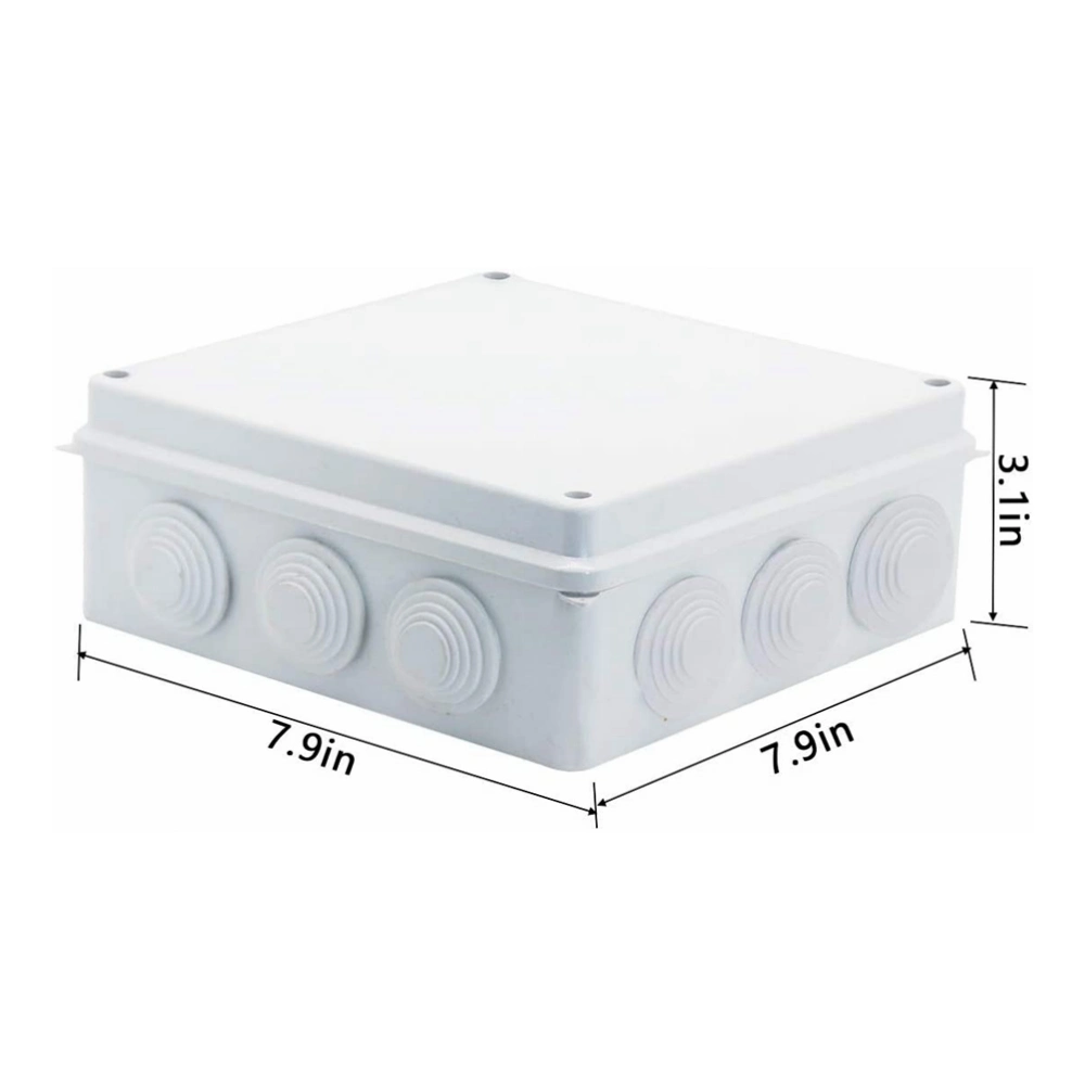 Ra 150*110*70 ABS Plastic Electrical Waterproof Junction Box with Rubber Seal IP65