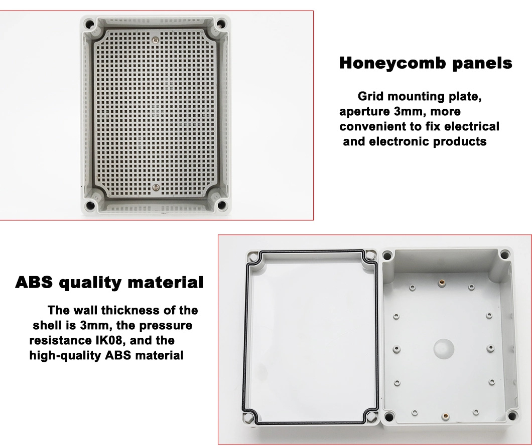 Outdoor Waterproof Case Enclosure Plastic Box Electronic Project Case Waterproof Junction Box for Electronics 130*80*85mm