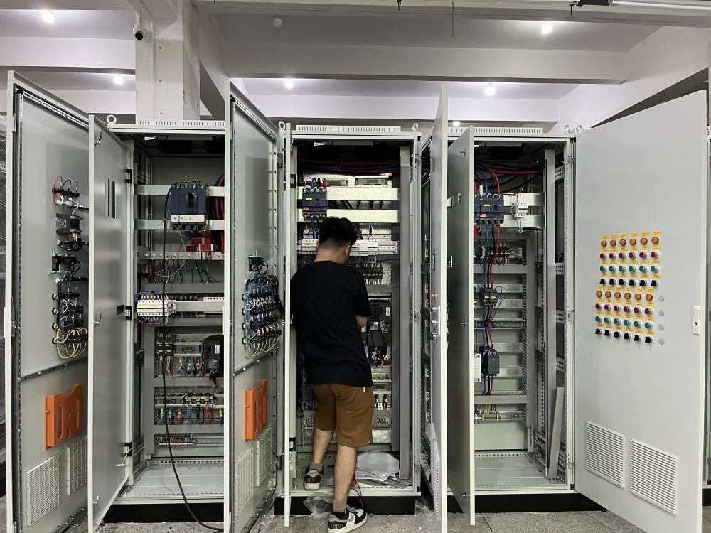55kw Compressor PLC Automatic Control Cabinet