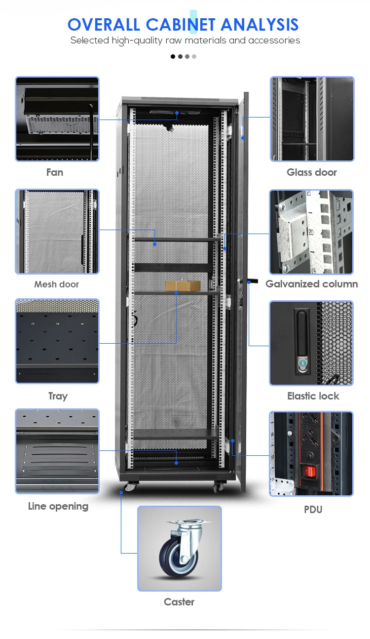 19inch Floor Standing Control Network Cabinet Server Rack Td 46u