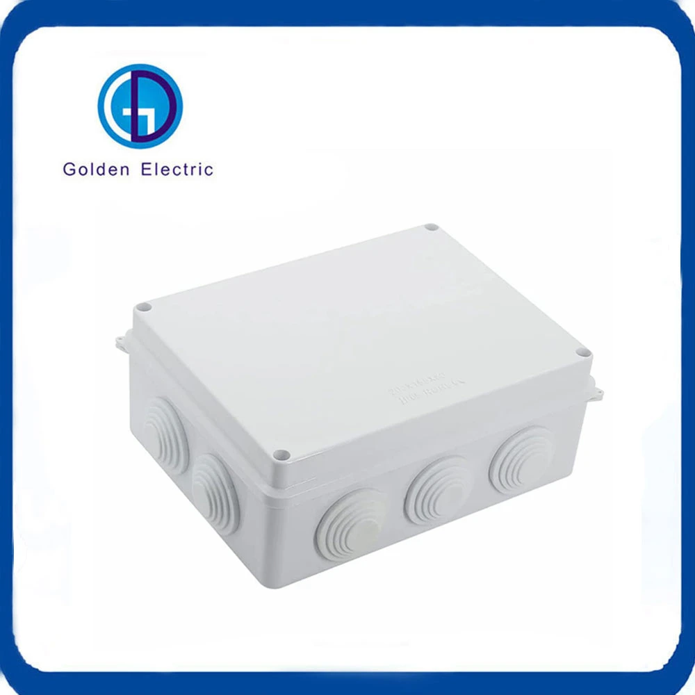 Outdoor 100X100X70mm IP65 Plastic Waterproof Junction Box ABS PC Electrical Box Wall Mount Enclosure Box with Rubber Plug