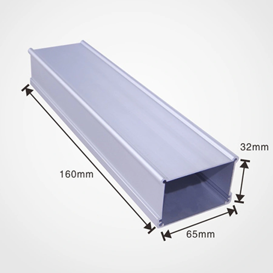 65 W X 160 L X 32 H mm Hot Sale Customized High Quality Aluminum Extrusion Metal Electronic Enclosure Aluminum Extruded PCB Box Heasink Housing