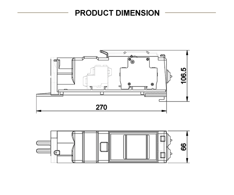 Good Selling Pole 3 Way 240V Small Electrical Street Light Pole Fuse Terminal Junction Box