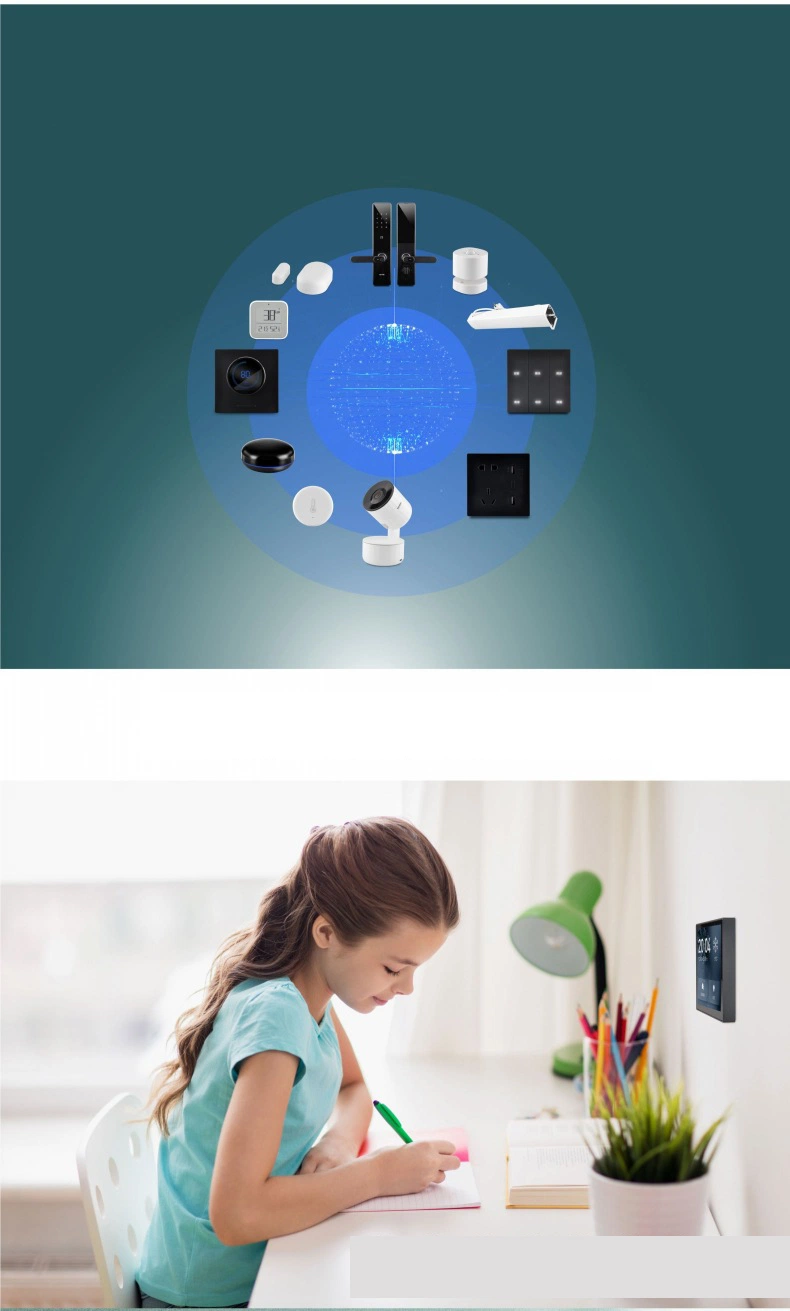 Wall Mount Tablet Home Automation 6 Inch Smart Home Android 8.1 Zigbee LCD Touch Screen Central Control Panel