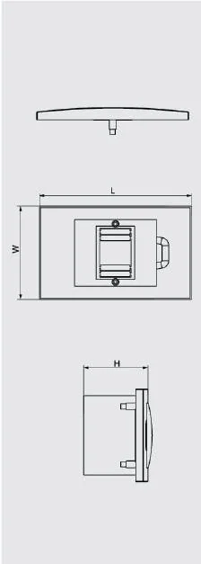 Txm Series MCB IP40 Plastic Base Modular Plastic Empty Enclosure