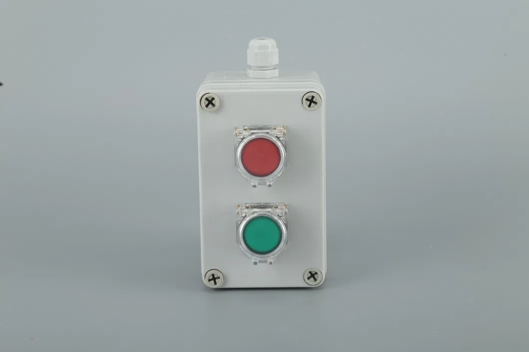 Customizable Push Button with Control Box Waterproof Start Stop Switch Thickened Housing