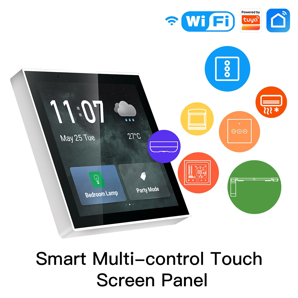 Smart Home Automation System Controller Tuya Smart Switch Scene Panel Control Light Tuya Mobile APP Remote Control Function