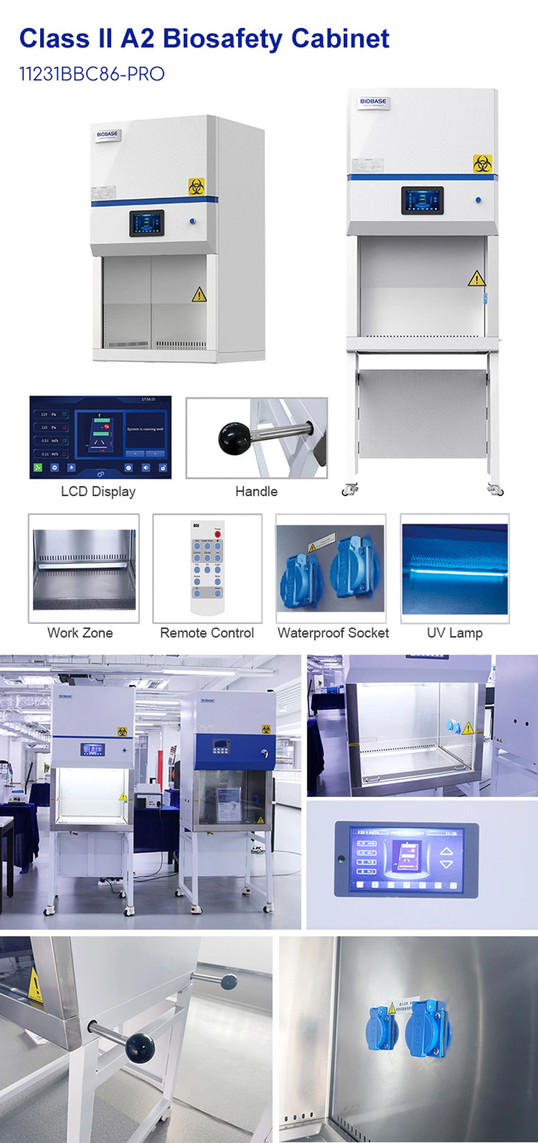 Biobase China A2 Biological Safety Cabinet Class II 11231 PRO