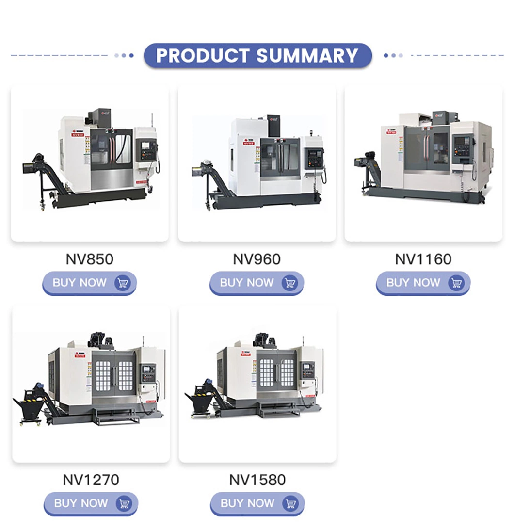 New CNC Automatic Milling Drilling 3 Axis Machine Center for Electrical Industry (NV1580)