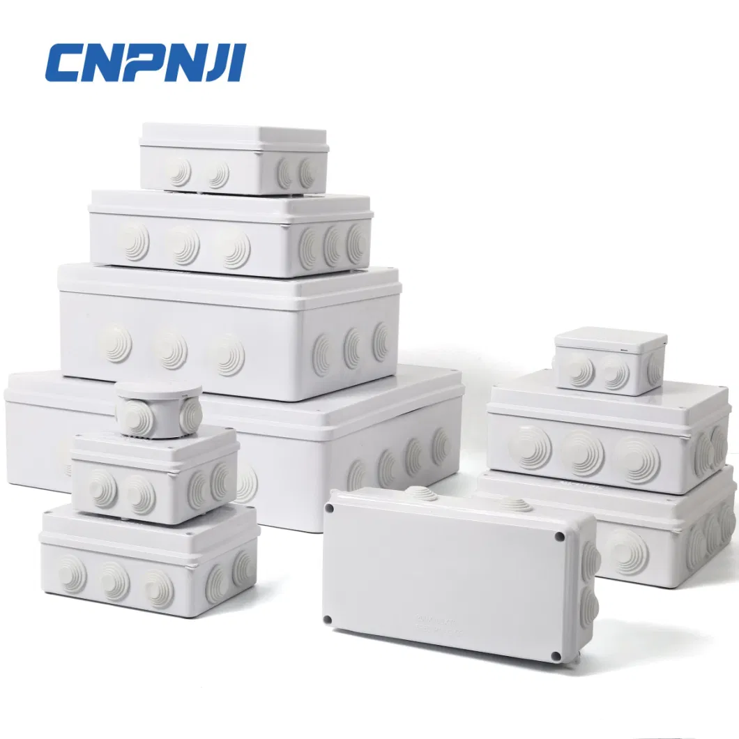 Waterproof IP65 Electrical Junction Box Wire Connection Box Square Adaptable Box