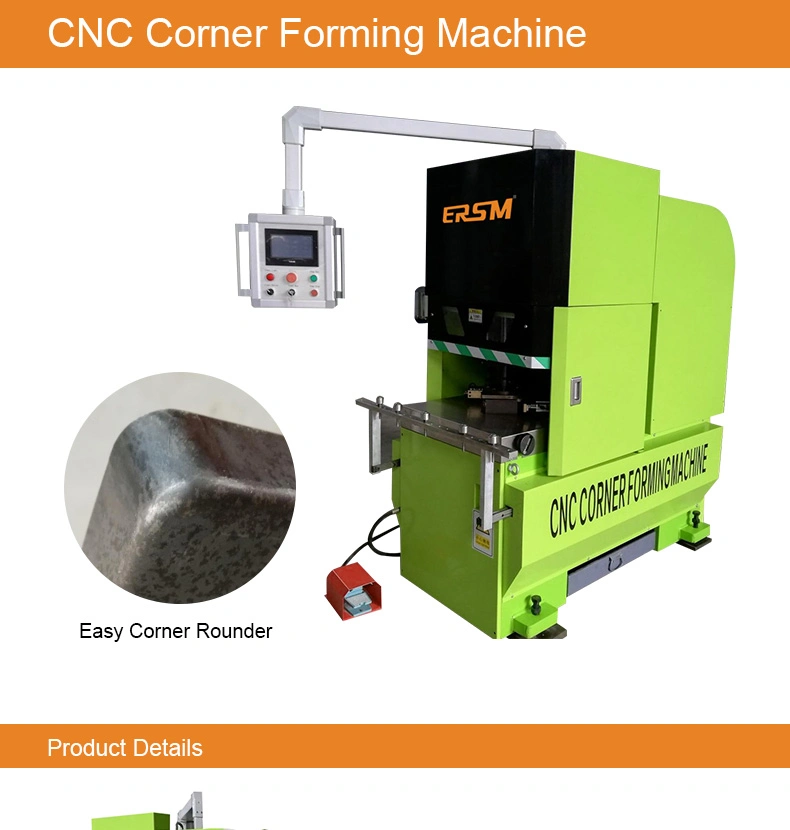 Easy Operation Touch Screen and PLC Control CNC Sheet Panel Corner Forming Machine