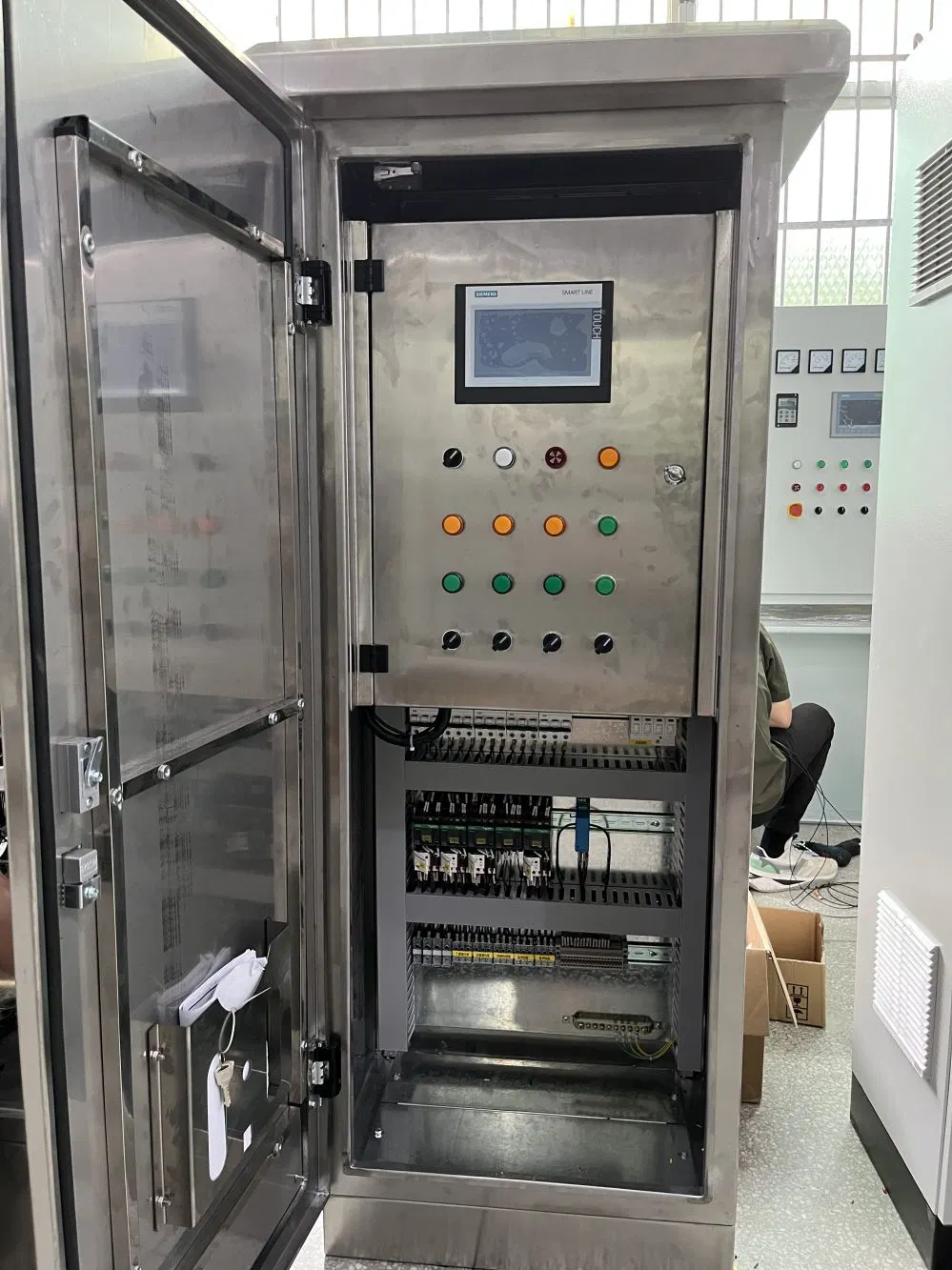 Stainless Steel PLC Control Cabinet for Sewage Treatment Plant