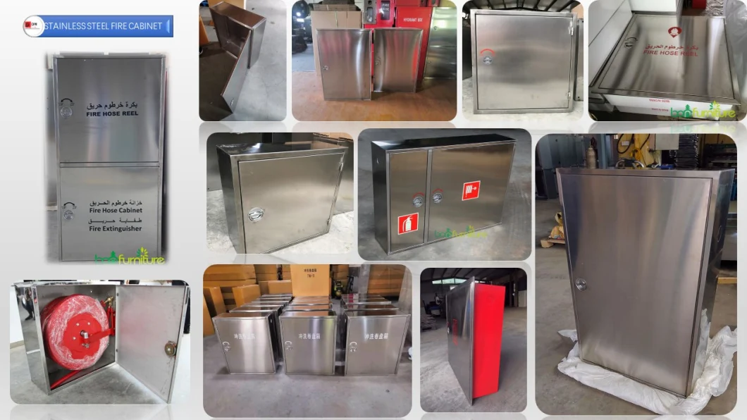 Wall Monted Stainless Steel Fire Hose Cabinet