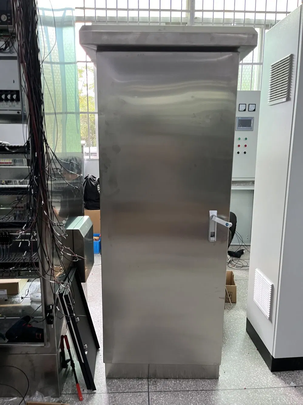 Stainless Steel PLC Control Cabinet for Sewage Treatment Plant