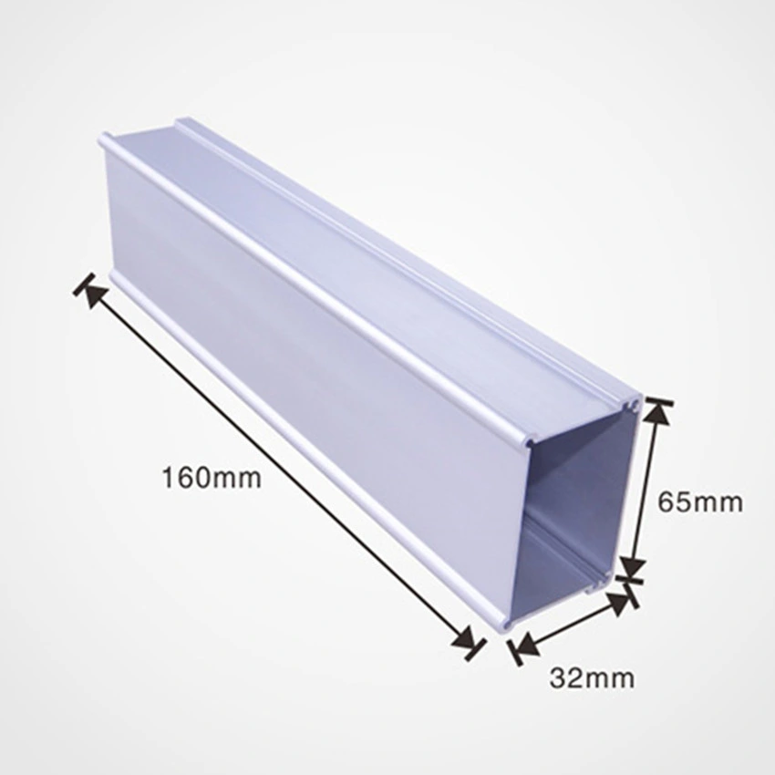 65 W X 160 L X 32 H mm Hot Sale Customized High Quality Aluminum Extrusion Metal Electronic Enclosure Aluminum Extruded PCB Box Heasink Housing