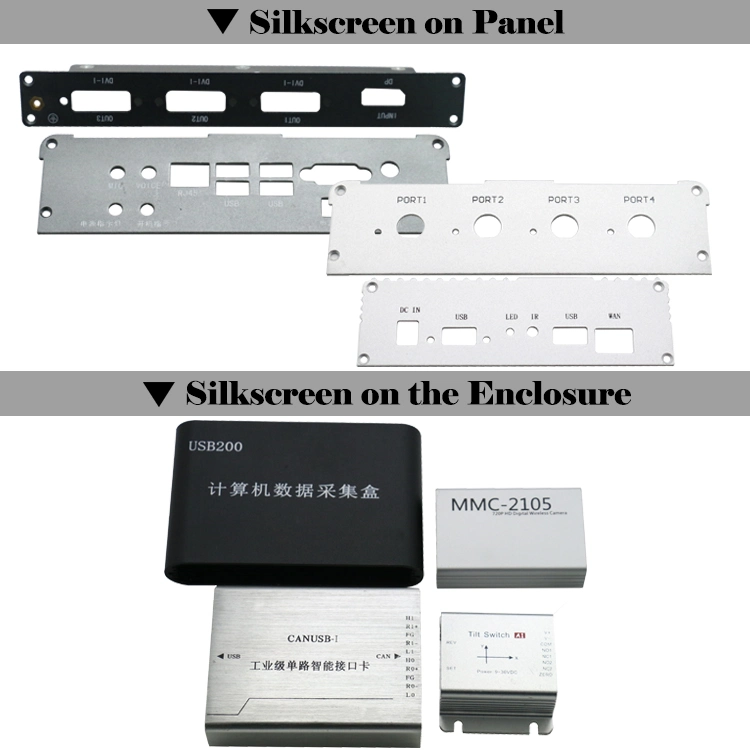 Uneven Surface Aluminum Extrusion Housing with Standard Blank Panels