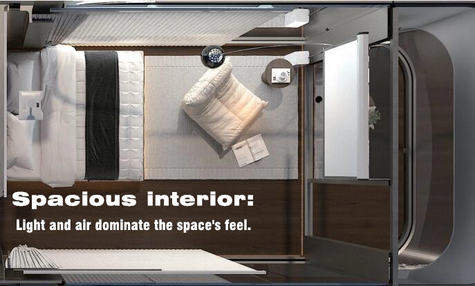 Mobile Technology Space Capsule Accommodation Hotel Accommodation Light Steel Housing Manufacturers