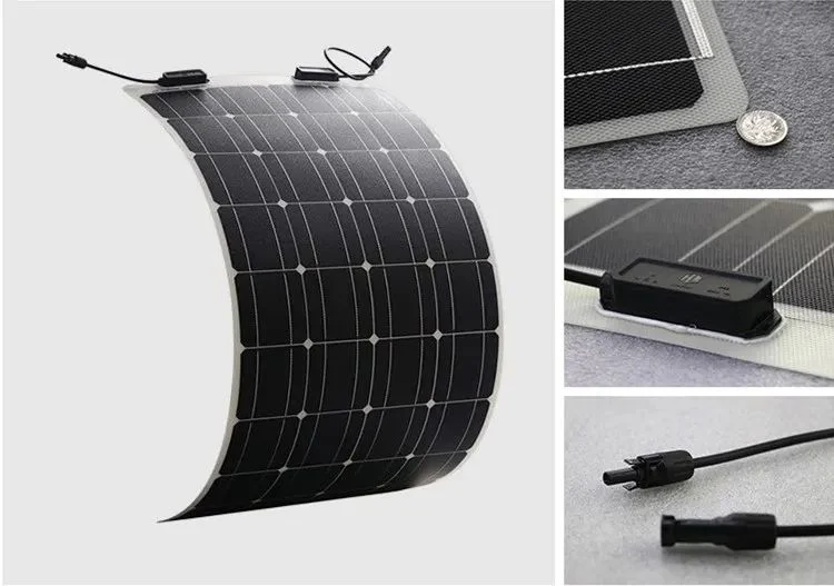 Home Use ETFE 80W 100W 150W 200W Mono Portable Photovoltaic Pane Energy Flexible Solar Panels Flex Solar Cell