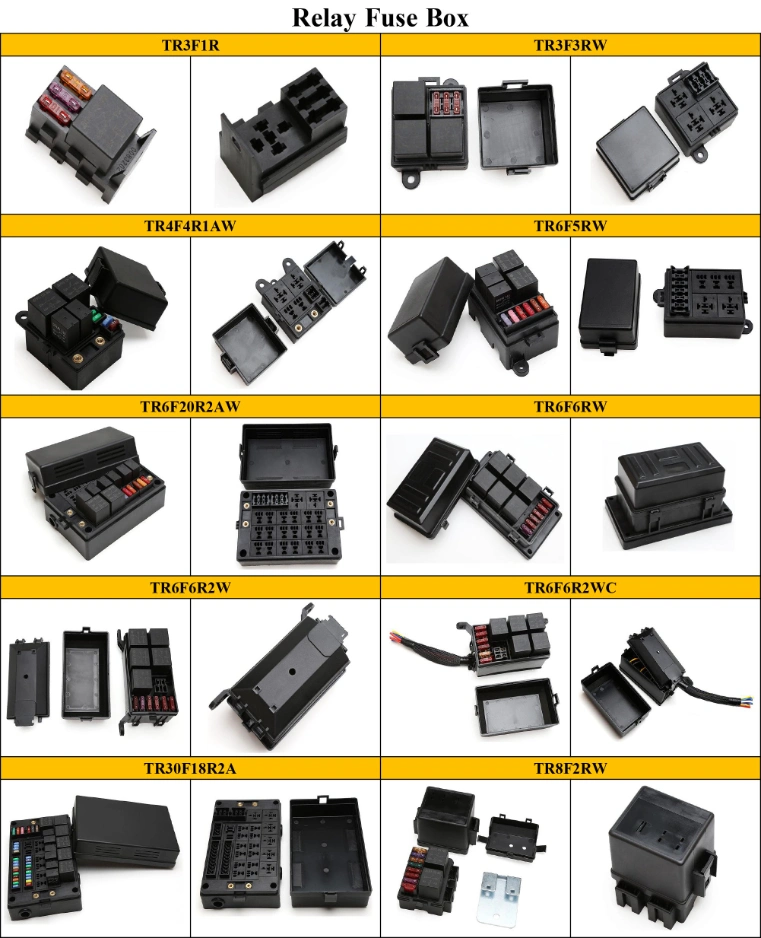 8 Way Car Auto Fuse Box with 2 Relay