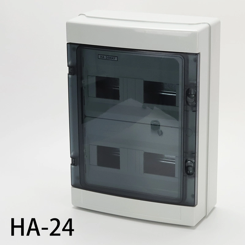 Ha-8ways IP65 Waterproof Outdoor 215*210*100mm 8 Way Plastic Combiner Box Junction Box Electrical Distribution Box