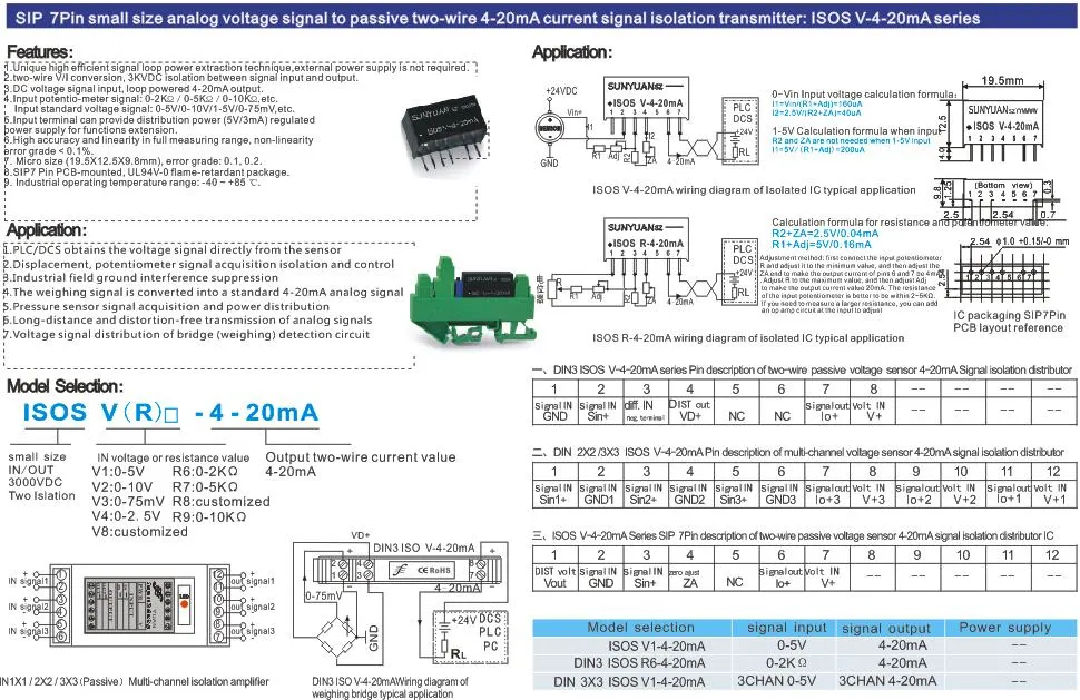 Two Channels 4-20mA Input and Output Equipment Signal Acquisition for Automation Control System