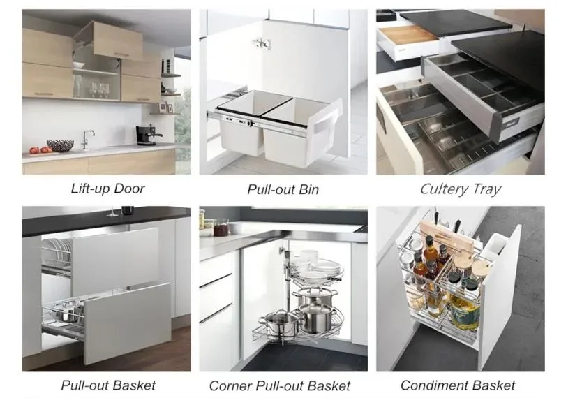 Stainless Steel Bench Cabinet Control Modern Design Stainless Steel Glass Stove Kitchen Cabinet