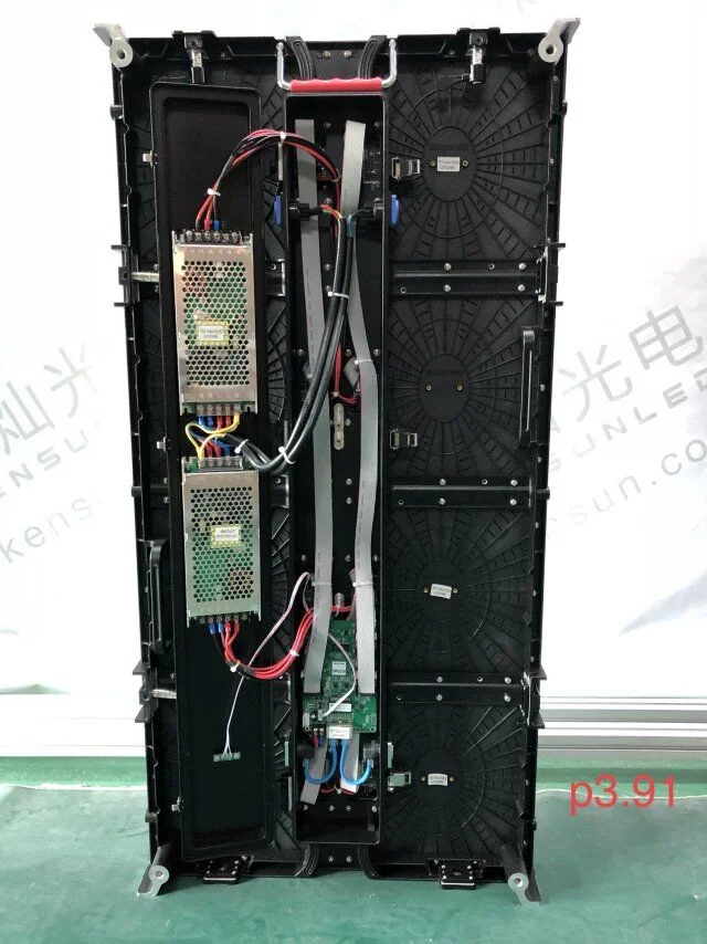 500X1000mm Outdoor Waterproof LED Display Cabinet P3.91 Rental Cabinet