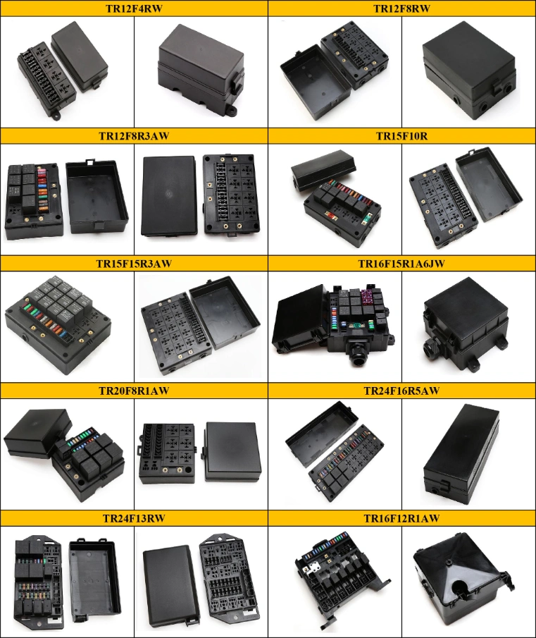 8 Way Car Auto Fuse Box with 2 Relay