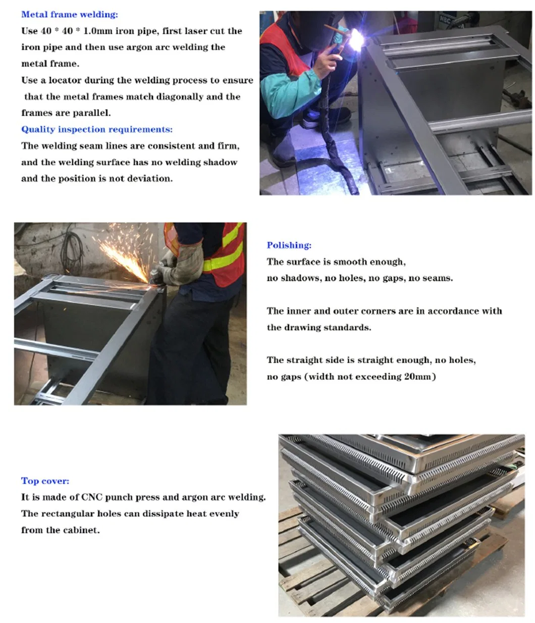 Customized Sheet Metal Fabrication Bending Stamping Electrical Control Housing