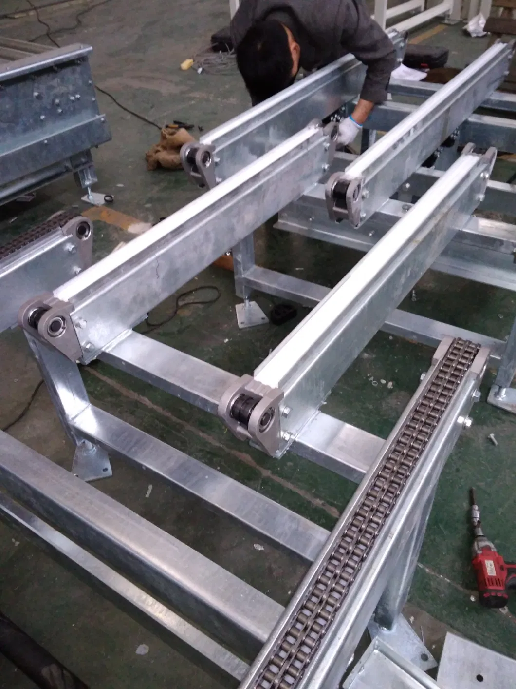 Power Chain Conveyor for Warehouse