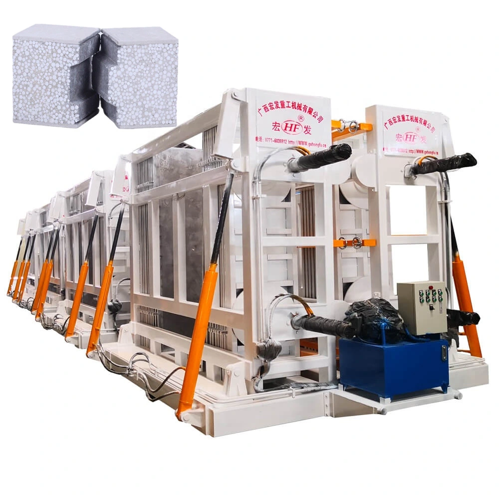 PLC Control EPS Sandwich Wall Panel Forming Machine Hf Wall Panel Making Machine Light Room Block Making Machine Panels with Gypsum Board/Fiber Cement Board