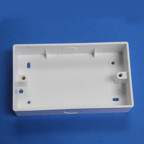 PVC Electrical Plastic Wall Socket Lightbar Light Back Outdoor Switch Box