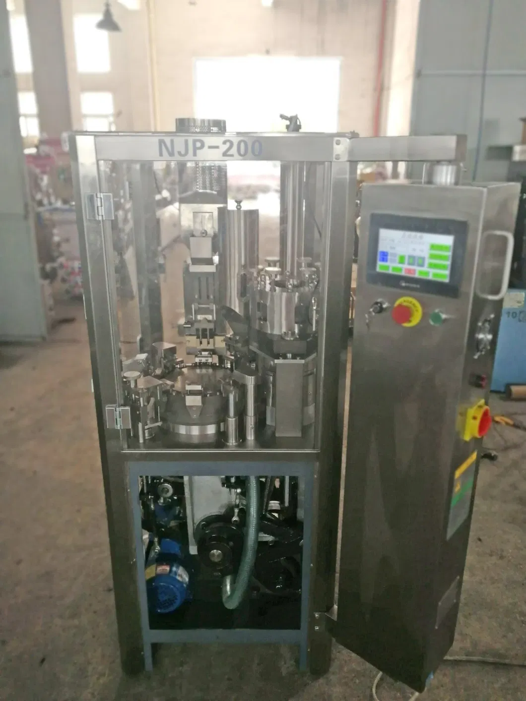 Automatic Touching-Screen PLC Program Control Panel with LCD Capsule Filling Machine