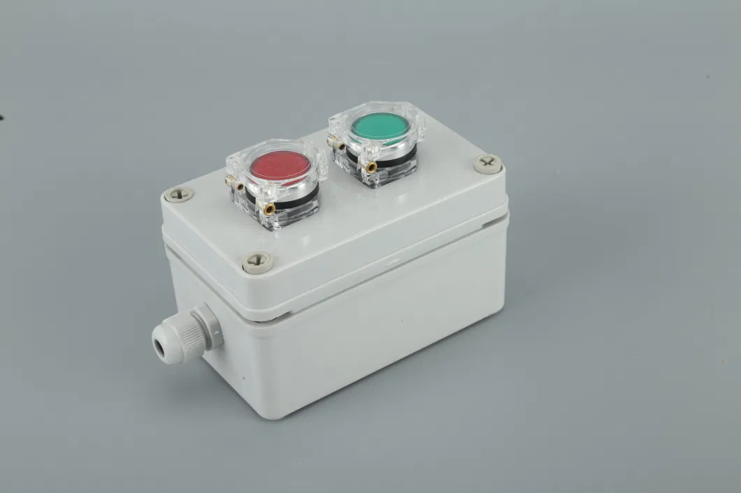 Customizable Push Button with Control Box Waterproof Start Stop Switch Thickened Housing