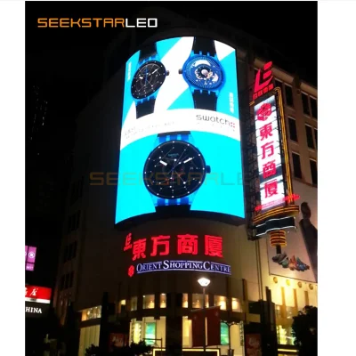 3D pantalla LED pared de vídeo mercado Armario LED P4 P5 P6 P8 P10 exterior fijo, exterior de aluminio frontal o posterior SDK