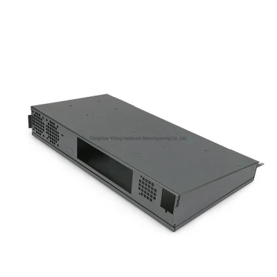 Revestimiento en polvo de piezas de lámina metálica personalizado de control eléctrico caja metálica de acero inoxidable gabinetes Fuente de alimentación de aluminio