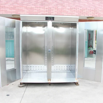 Comercial a gran escala de 64 de Panadería pan bandejas Proofer eléctrico Gabinete de la máquina