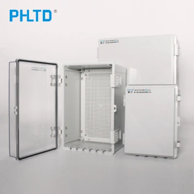 En el exterior de plástico ABS Phltd PC de pared de la caja electrónica IP65-IP66 Caja de conexiones resistente al agua Passbox CCTV