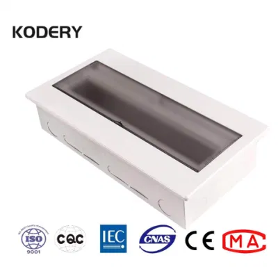 18 vías IP65 caja de distribución del panel de plástico impermeable con cuadro MCB Cuadro de distribución eléctrica de la caja de empalmes