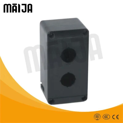 Caja de plástico impermeable negra Caja de instrumentos electrónicos proyecto eléctrico Caja de conexiones exterior