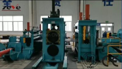 Fabricado en China la lámina de acero de cubo de la máquina de corte automático de la línea de cortar la línea cortadora longitudinal