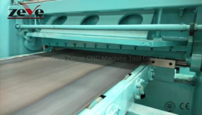 Máquina cortante 1600mm ancho descoilado CNC Corte cortante de hojalasca trapezoidal A longitud para el molino de cubo de la placa del coche