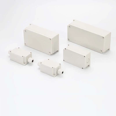 Caja de conexiones ABS IP66 Caja de bloques terminales eléctricos de plástico