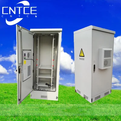 Armario de telecomunicaciones al aire libre con la alimentación eléctrica IP55 Rack 19&quot; del Gabinete de telecomunicaciones
