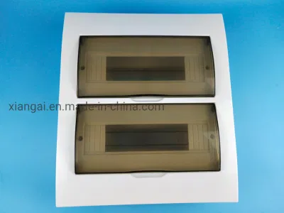 Superficie exterior ABS plástico material distribución eléctrica cuadro distribución Box Connection Box Distribution Board fábrica China