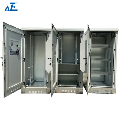 IP55 de 36 unidades de rack de 19 pulgadas de aluminio eléctrico en el exterior del Gabinete de equipos de telecomunicaciones