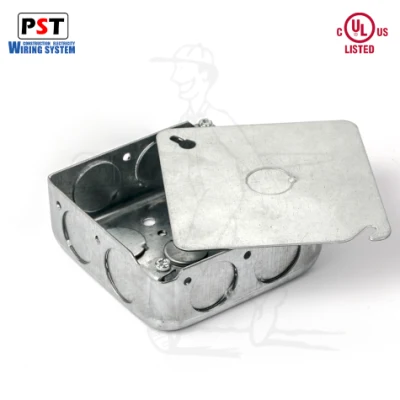 Caja eléctrica de pared cuadrada de acero galvanizado &nbsp;PST UL