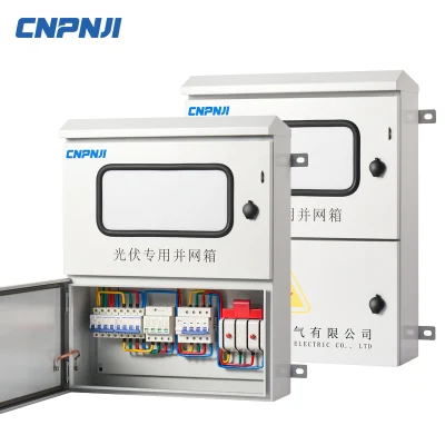 Venta caliente DC combinador de PV Cadena Cuadro eléctrico trifásico Caja de conexiones resistente al agua Solar para paneles solares IP66.